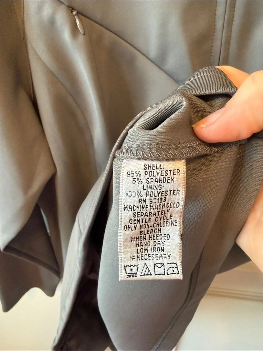 Linea by Louis Dell'Ollio Gray Full-Zip Utility Jacket